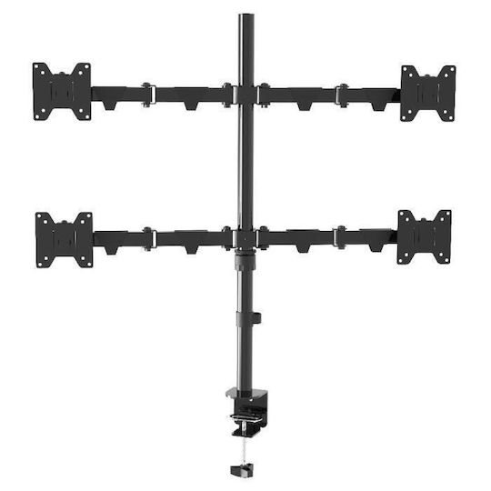 Focus Mount Halterung Auf dem Schreibtisch für 4 Monitore bis 26" mit Arm (FDM614)
