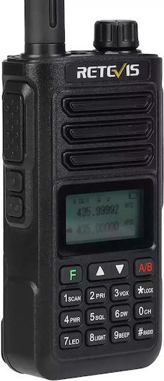 Retevis RA89 Ασύρματος Πομποδέκτης UHF/VHF 10W με Έγχρωμη Οθόνη