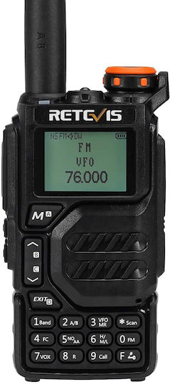 Retevis RA79 EU Ασύρματος Πομποδέκτης UHF/VHF 5W με Μονόχρωμη Οθόνη
