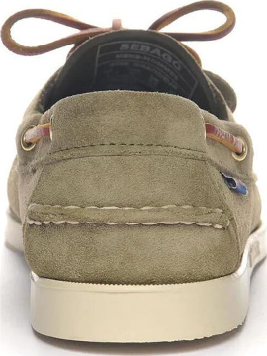 Portland Men's Boat Shoes Khaki
