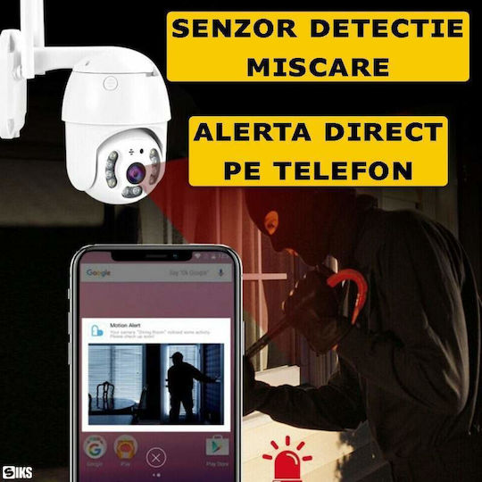 IP Κάμερα Παρακολούθησης Wi-Fi 4K Αδιάβροχη με Αμφίδρομη Επικοινωνία