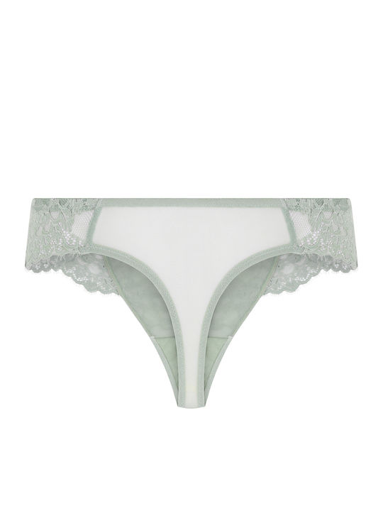 Daisy Femeie Șir de caractere cu Dantelă Verde