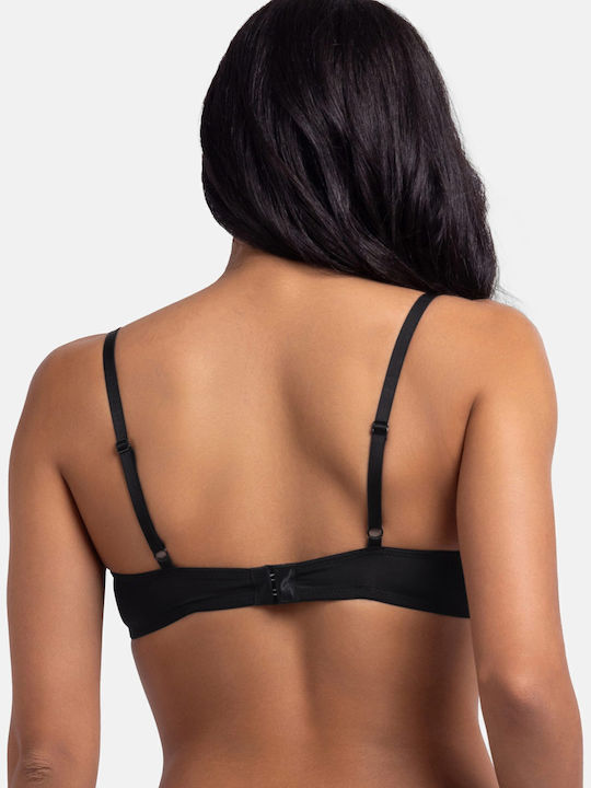 Push Up Bra Underwire Pink-black