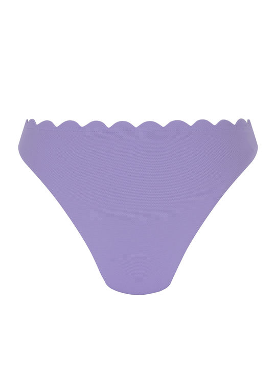 Scallop Rio Bikinihosen Slip Flieder