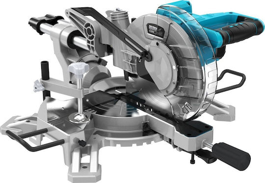 Dedra Miter Saw Battery with Cutting Disc Diameter 210mm & Cutting Speed 3300rpm
