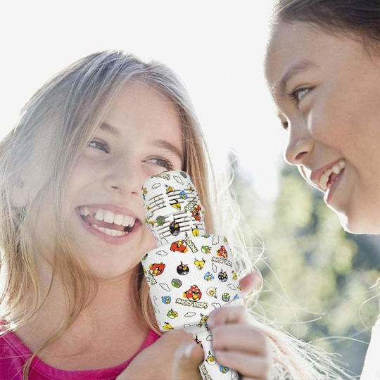 Wireless Karaoke Microphone Siks Ly100 M1 Kids Graffiti Model 100hz Ios Android Tablet Pc Bluetooth Usb