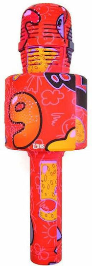 Wireless Karaoke Microphone Siks Ly100 M2 Kids Graffiti Model 100hz Ios Android Tablet Pc Bluetooth Usb