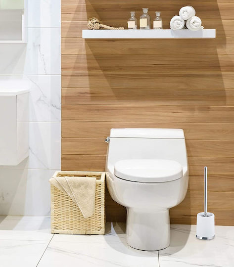Relaxdays Plastic Bathroom Accessory Set White
