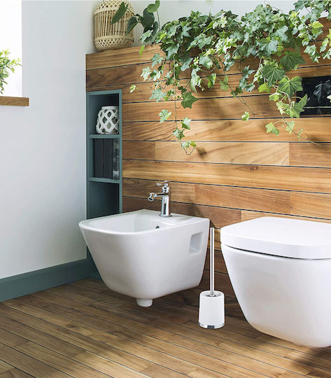 Relaxdays Plastic Bathroom Accessory Set White