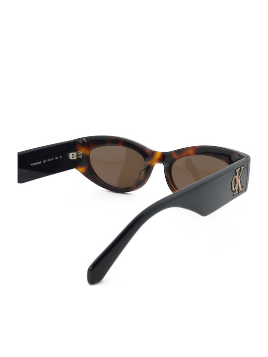 Calvin Klein Women's Sunglasses with Brown Plastic Frame and Brown Lens CK24626S 235