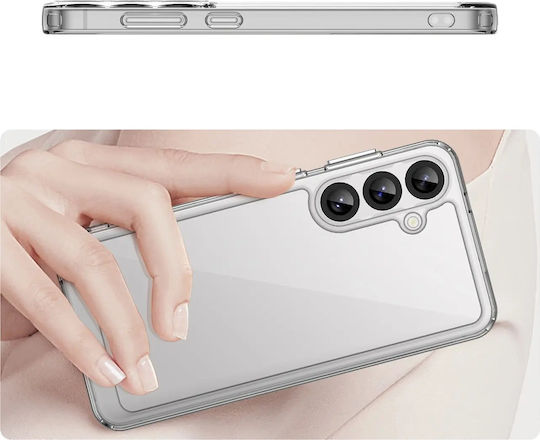 Hurtel Back Cover Silicone / Plastic Transparent (Samsung Galaxy A36, Outer Space)