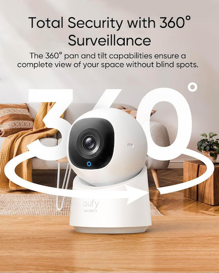 Anker C220 IP Κάμερα Παρακολούθησης Full HD+ 4MP με Αμφίδρομη Επικοινωνία