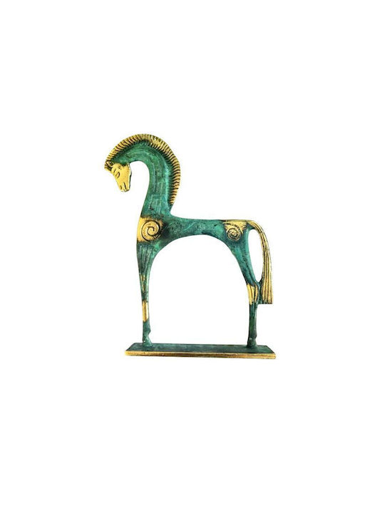 Dekorativ Pferd aus Metall 22x17cm 1Stück