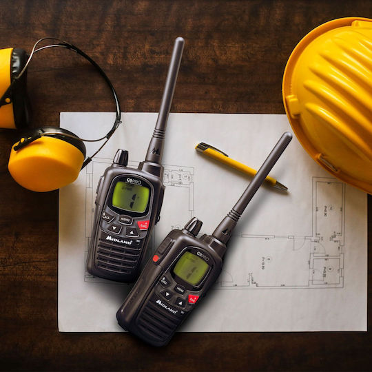Midland G9 Pro Work Edition Ασύρματος Πομποδέκτης PMR 5W με Μονόχρωμη Οθόνη Σετ 2τμχ