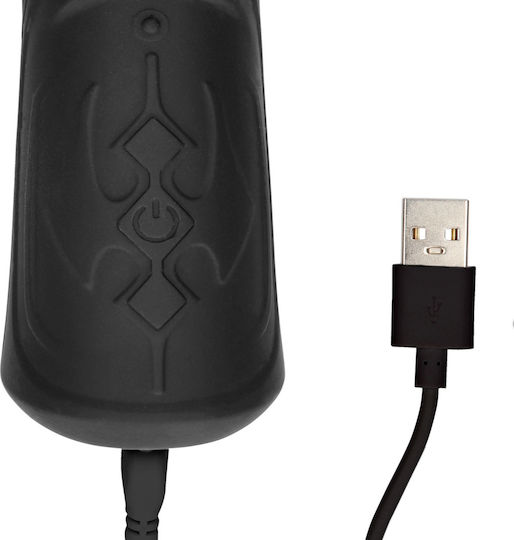 Shots Hand Held Vibrating Mini Ρεαλιστικός Δονητής 10cm Μαύρος