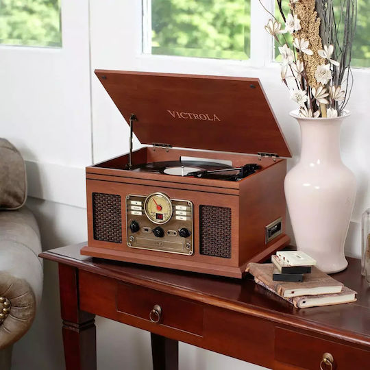 Victrola Pick-Up cu Preamp și Difuzoare încorporate Maro