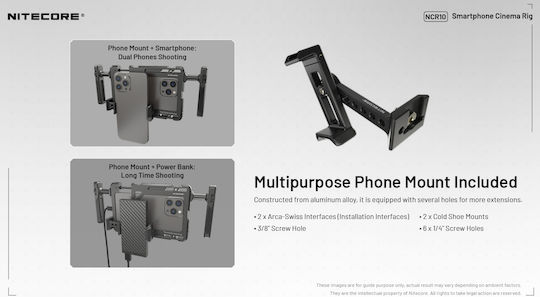 NiteCore Camera Grip NCR10