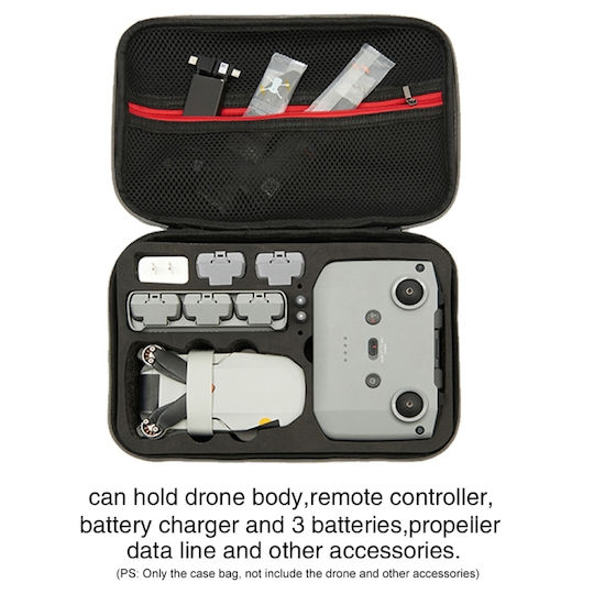 Drone Bag Gray for DJI null 21.5x10x29.5cm