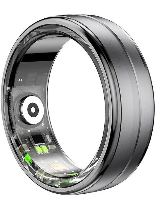 Colmi R06 Smart Ring 20.3mm με Παλμογράφο Μαύρο