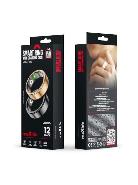 Maxlife MXSR-100 Inel Inteligent 20.8mm Impermeabil Negru