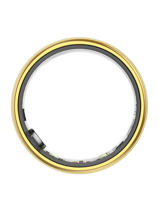Colmi R06 Smart Ring 18.1mm με Παλμογράφο Χρυσό