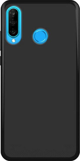 Cti Liquid Back Cover Silicon Negru (Huawei P30 Lite)