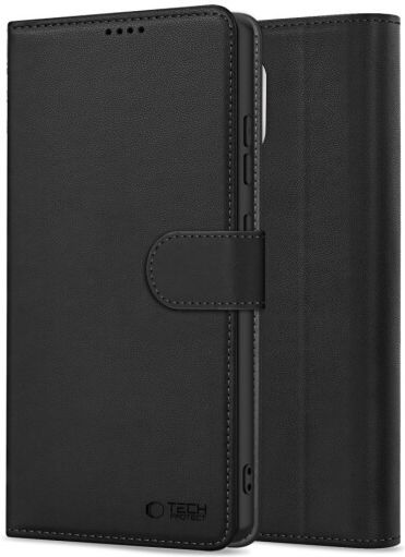 Tech-Protect Wallet Σιλικόνης Μαύρο (Galaxy S25)