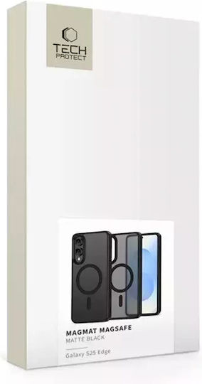 Tech-Protect Magmat Back Cover Silicone / Plastic Black (Galaxy S25 Edge)