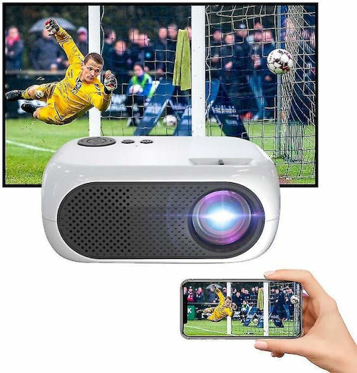 Mini Proiector LCD LED Alb