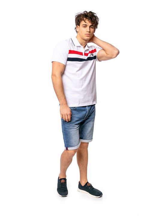Polo Bluză cu mânecă scurtă White