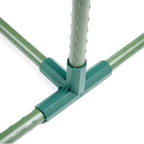 4-Way Corner Connectors Φ.16mm Plant Stakes 6 Pcs