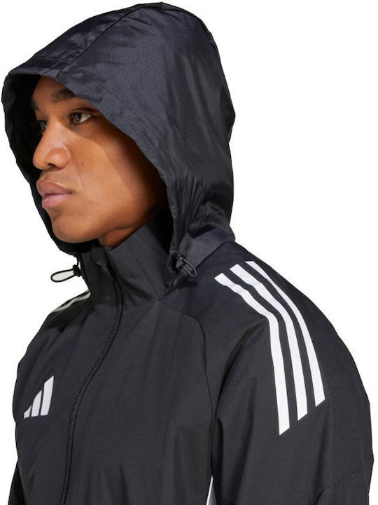 Tiro Men's Cardigan with Hood Black