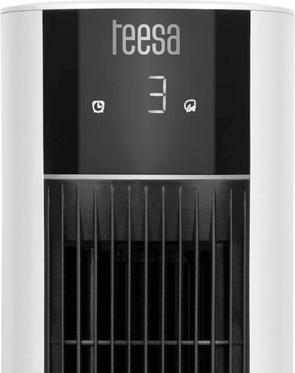 Teesa Вентилатор Тип Кула 60W Черен