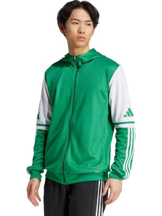 Squadra 25 Men's Green Fleece Hoodie