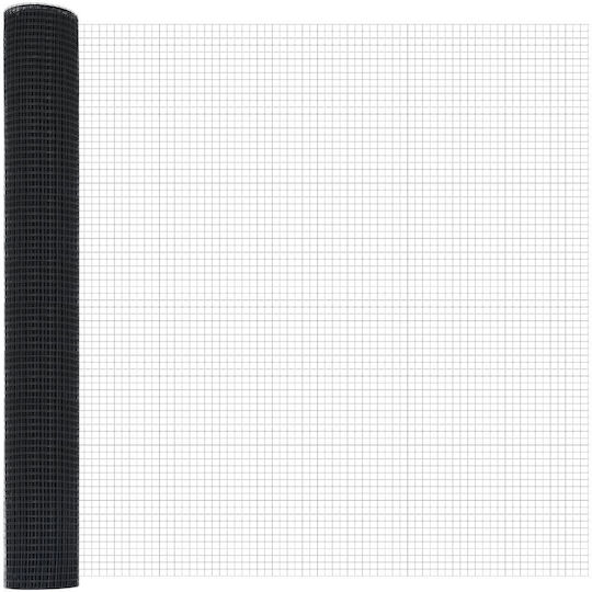 vidaXL vidaXL Verzinkter Stacheldrahtzaun Grau 1,4x50m