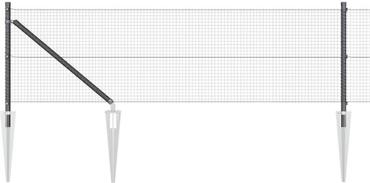vidaXL Plasă de sârmă Gri 0.4x50m