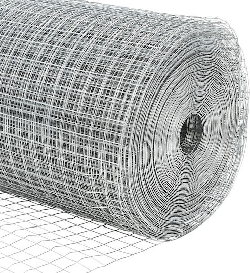 vidaXL Wire Fencing Galvanized Silver 1.2x10m