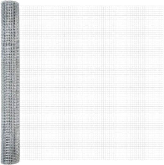vidaXL Wire Fencing Galvanized Silver 1.2x10m