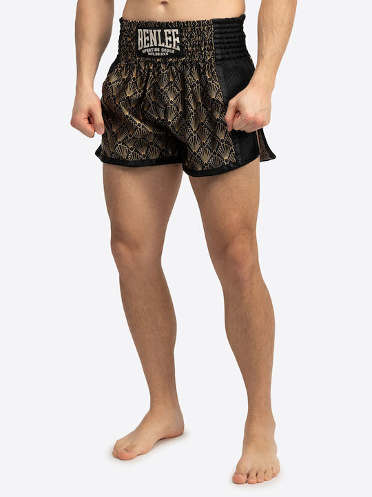 Σορτσάκι Muay Thai Benlee Goldstone Men's Thaibox Trunks Black Gold