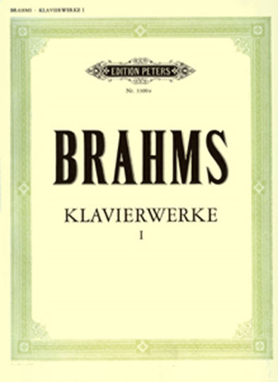 Edition Peters Johannes Brahms Klavierwerke Sheet Music for Piano