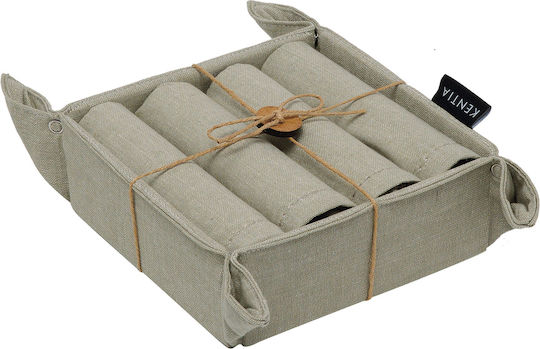 Kentia Loft Plato 252 Σουπλά Υφασμάτινο Πράσινο 50x35cm 5τμχ Kentia Loft Plato 252 Σουπλά Υφασμάτινο Πράσινο 50x35cm 5τμχ