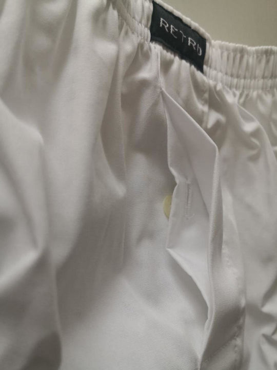 Slipuri pentru bărbați White 1Pachet