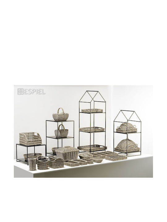 Espiel Set de coșuri decorative Gray 33x22x15buc 2buc