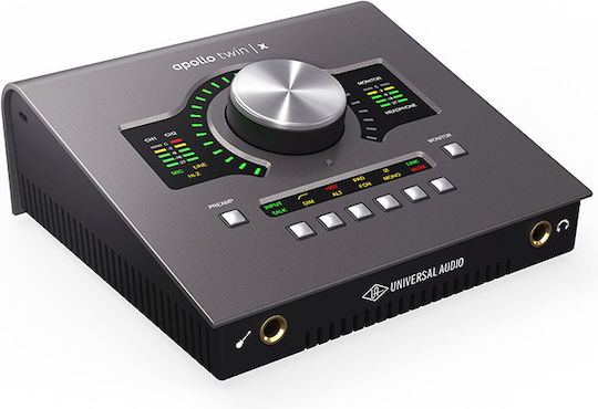 Universal Audio Apollo Twin X USB Heritage UA/EM/000132 Εξωτερική Επαγγελματική Κάρτα Ήχου Silver