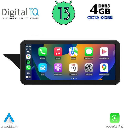 Digital IQ Car Audio System for Mercedes-Benz GLK 2009-2012 (Bluetooth/USB/WiFi/GPS/Apple-Carplay/Android-Auto) with Touch Screen 10.25"