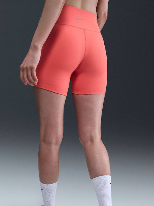 Dri-Fit One Training Women's Leggings Shorts High Waist Magic Ember