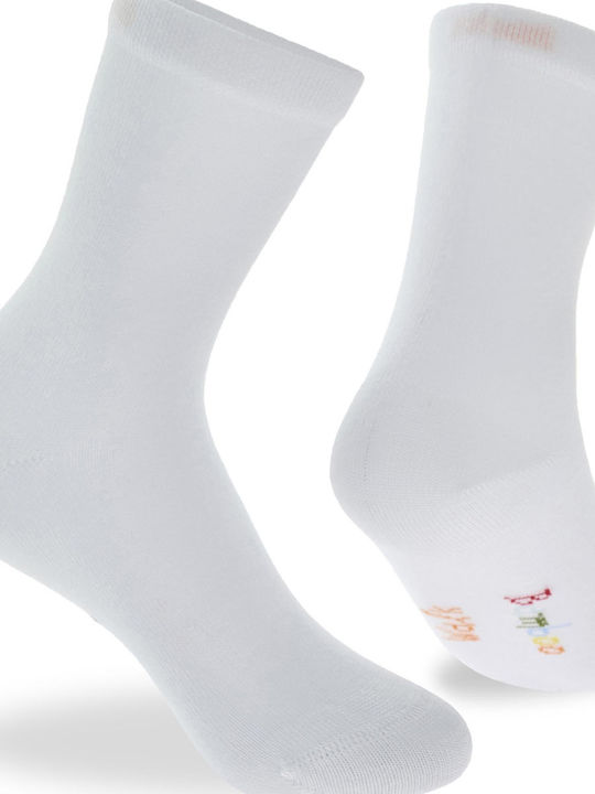 Walk Kids' Socks Knee-High White 3 Pairs