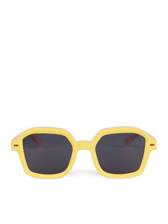 Hello Hossy Kids Sunglasses with Polarized Lenses Yellow for 5-8 Years