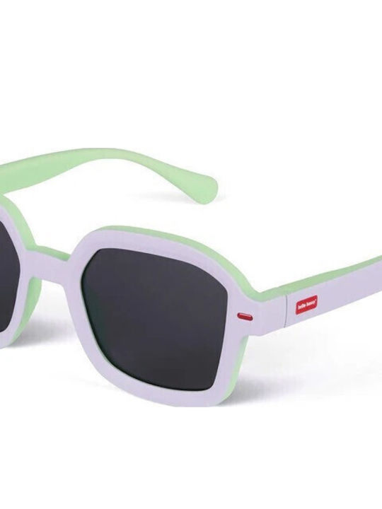 Hello Hossy Kids Sunglasses with Polarized Lenses White for 2-3 Years