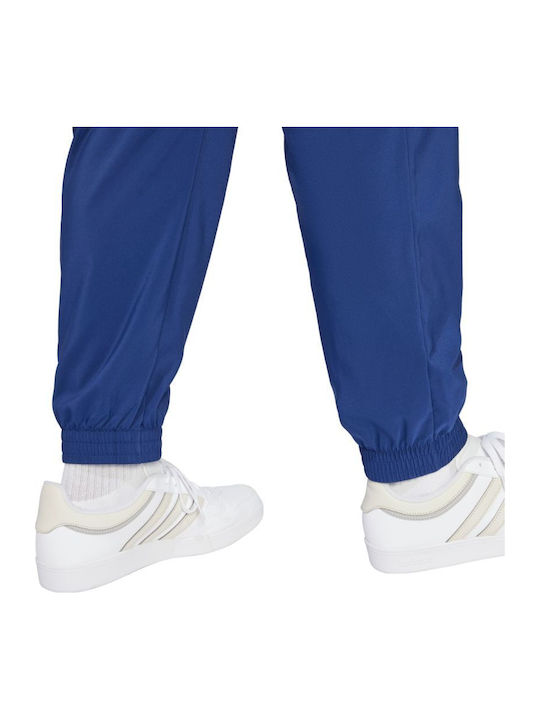 Essentials Cargo Sweatpants Glossy with Elastic Blue